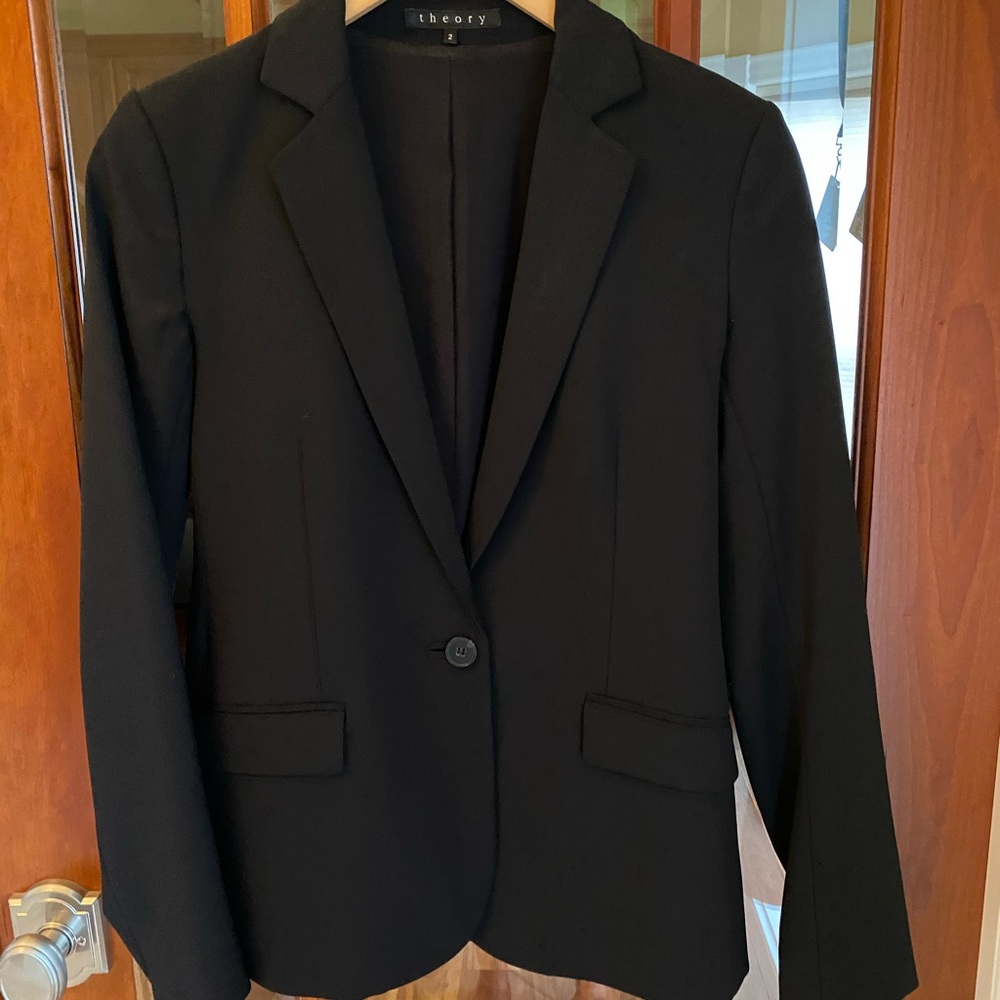 Theory Classic Black Gabrielle Blazer